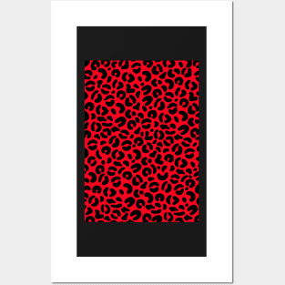 Fiery Leopard Posters and Art